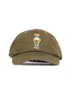 Polo Ralph Lauren Polo Bear Twill Ball Cap In Green