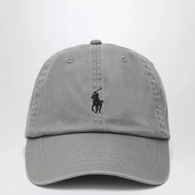 Polo Ralph Lauren Grey Baseball Cap With Logo In Gray