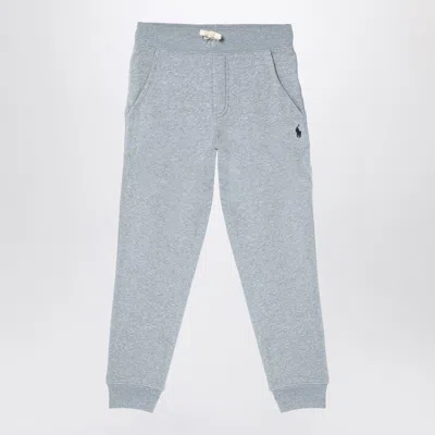 Polo Ralph Lauren Grey Cotton-blend Jogging Trousers In Green