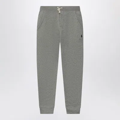 Polo Ralph Lauren Grey Cotton-blend Jogging Trousers In Green