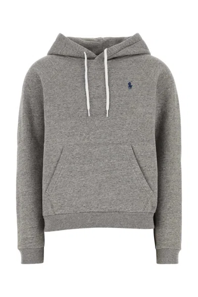 Polo Ralph Lauren Grey Cotton Blend Sweatshirt