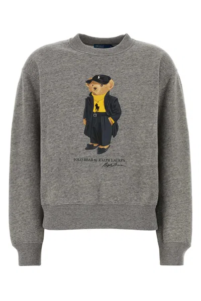 Polo Ralph Lauren Grey Cotton Blend Sweatshirt
