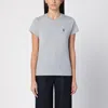 Polo Ralph Lauren Crew Neck Heathered Logo Cotton T-shirt In Blue