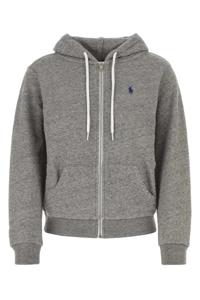 POLO RALPH LAUREN GREY COTTON SWEATSHIRT
