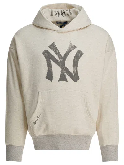 Polo Ralph Lauren Grey Cotton Sweatshirt In Neutral