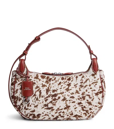 Polo Ralph Lauren Haircalf Polo Play Shoulder Bag