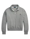 Polo Ralph Lauren Half-zip Polo Sweatshirt In Gray