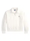 Polo Ralph Lauren Half-zip Sweatshirt In White