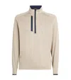 Polo Ralph Lauren Half-zip Sweatshirt In Beige