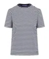 Polo Ralph Lauren Dark Blue Navy Cotton Hallie Short Sleeve T-shirt In Black