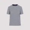 Polo Ralph Lauren Dark Blue Navy Cotton Hallie Short Sleeve T-shirt In Dark Navy White