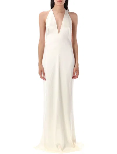 Polo Ralph Lauren Halter Design Satin Gown