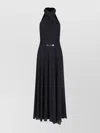 Polo Ralph Lauren Halter Neck Belted Waist Sleeveless Maxi Dress