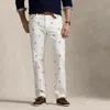 Polo Ralph Lauren Hampton Relaxed Straight Polo Pony Jean In Deckwash White