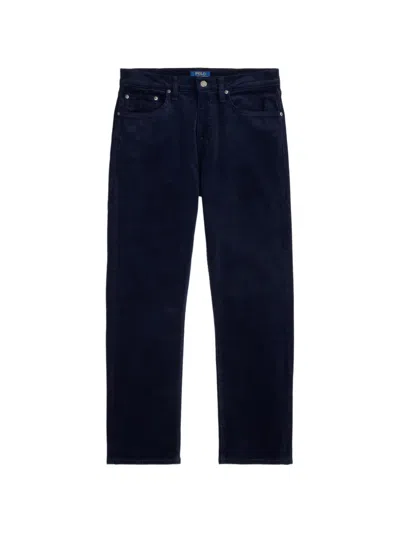 Polo Ralph Lauren Hampton Straight Corduroy Trousers In Blue