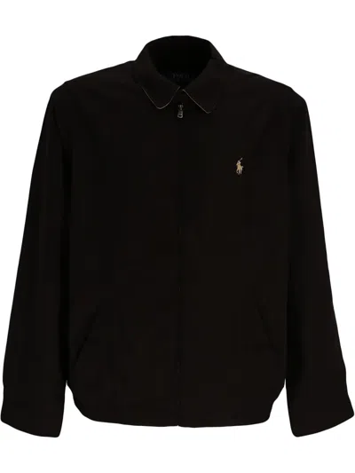Polo Ralph Lauren Bi-swing Lightweight Zipped Jacket Clothing In Black