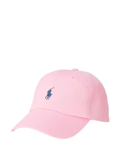 Polo Ralph Lauren Hat 100% Cotton "clsc Sprt Cp Apparel Accessori In Pink