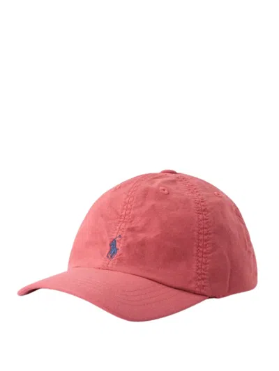 Polo Ralph Lauren Kids' Hat Adjustable "woven Cap" In Pink