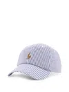 Polo Ralph Lauren Casquette Rayée In Blue
