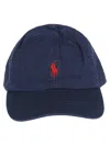Polo Ralph Lauren Blue Baseball Cap With Logo Embroidery In Cotton Man In Blue