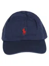 Polo Ralph Lauren Blue Baseball Cap With Logo Embroidery In Cotton Man In Blue