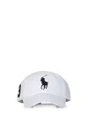 Polo Ralph Lauren Script Icon Logo Twill Baseball Cap In White