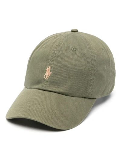 Polo Ralph Lauren Hat With Logo In Green