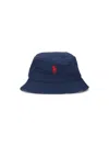 Polo Ralph Lauren Embroidered-logo Bucket Hat In Blue