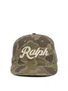 Polo Ralph Lauren Curved Brim Camouflage Pattern Hats In Green