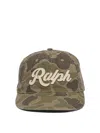 Polo Ralph Lauren Curved Brim Camouflage Pattern Hats In Green