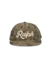 Polo Ralph Lauren Curved Brim Camouflage Pattern Hats In Green
