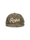 Polo Ralph Lauren Curved Brim Camouflage Pattern Hats In Green