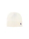 Polo Ralph Lauren Logo Beanie In White