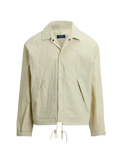 Polo Ralph Lauren Hayford Coach's Jacket In Gold