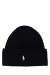Polo Ralph Lauren Cuff Cold Weather Hat In Black