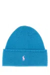 Polo Ralph Lauren Polo Pony-embroidered Beanie Hat In Blue
