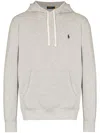 Polo Ralph Lauren Felpa In Cotone Grigio In Grey