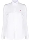 Polo Ralph Lauren Relaxed Fit Linen Shirt In White