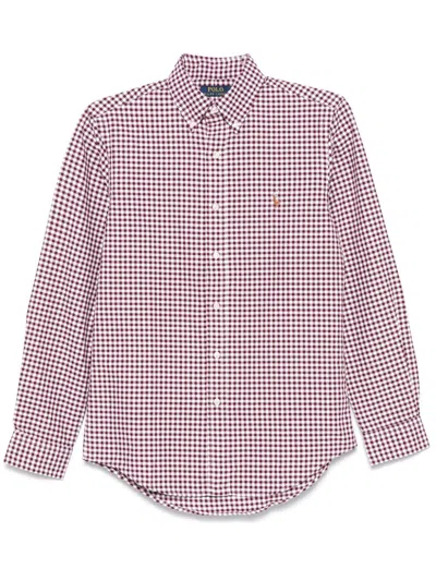 Polo Ralph Lauren Hemd Mit Vichy-karo In Rot