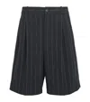 Polo Ralph Lauren Pinstripe Pleated Shorts
