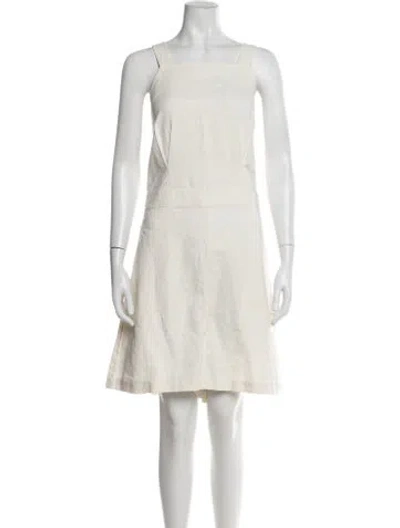 Pre-owned Polo Ralph Lauren Hemp Square Neckline Jumpsuit In Neutrals
