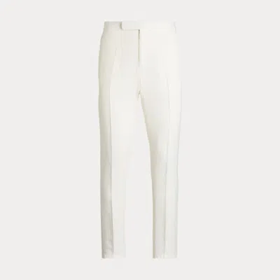 Polo Ralph Lauren Hemp Twill Suit Trouser In White