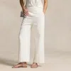 Polo Ralph Lauren Hemp Wide-leg Trouser In White