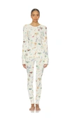 Polo Ralph Lauren Henley Pajama Set In White