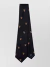 Polo Ralph Lauren Heraldic Club Standard Width Tie In Black