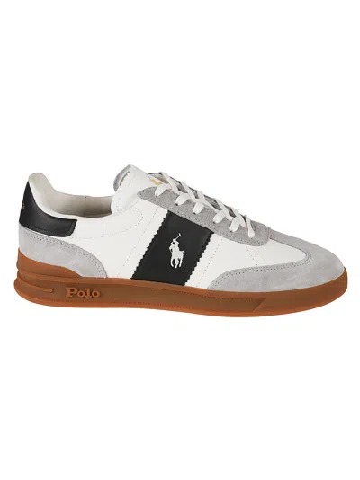 Polo Ralph Lauren Heritage Aera Sneakers In Neutral