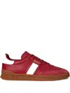 Polo Ralph Lauren Heritage Aera Suede Sneakers In Red