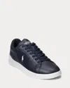 Polo Ralph Lauren Pony Logo Low-top Sneakers In Blue