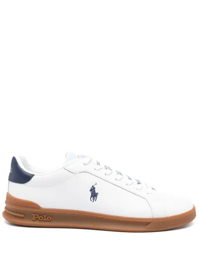 Polo Ralph Lauren Heritage Court Ii Sneakers In White