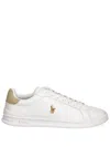 Polo Ralph Lauren Ralph Lauren Heritage Court Trainers White In White